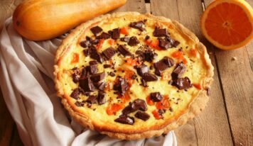 Sütőtökös csokoládés pite