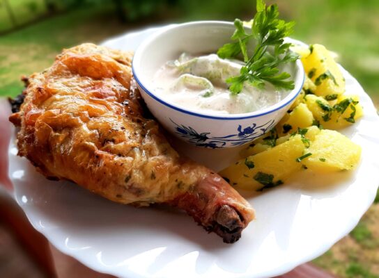 Töltött csirkecomb