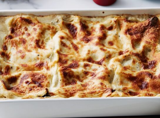 Gombás lasagne
