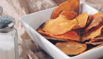 Édesburgonya chips