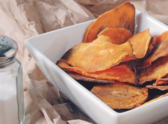 Édesburgonya chips