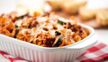 Cukkinis farfalle