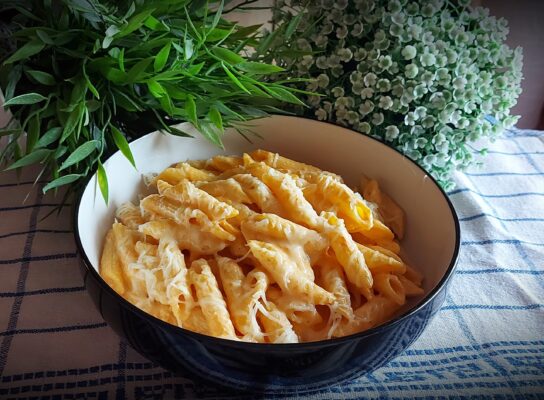 Paradicsomos pestós penne
