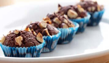 Csokis-mogyorós muffin