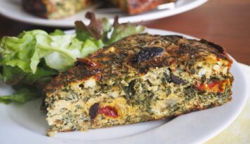 Sóskás frittata