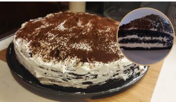 Csokoládétorta tejszínes-mascarponés krémmel