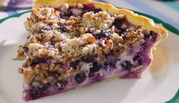 Szaftos áfonyás pite