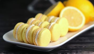 Gyömbéres-citrusos macaron
