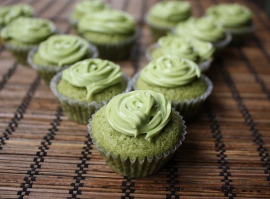 Matcha teás muffin