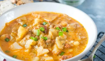 Chorizós burgonyaleves