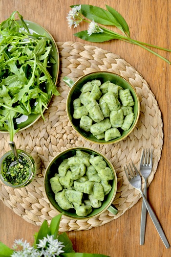 Tavaszi medvehagymás gnocchi