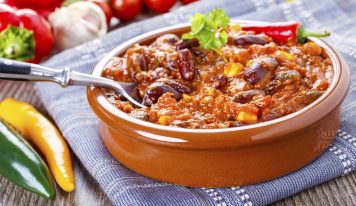 Csilis bab pulykahúsból