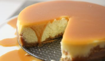 Sóskaramellás sajttorta