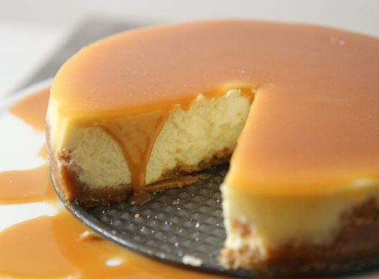 Sóskaramellás sajttorta