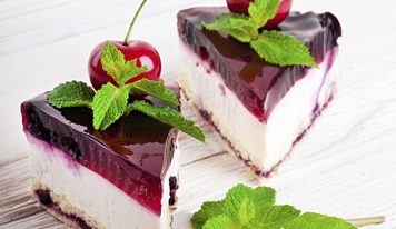 Cseresznyés sajttorta