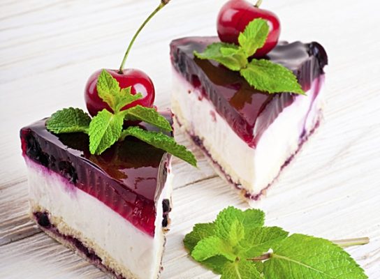 Cseresznyés sajttorta