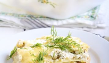 Csirkés lasagne