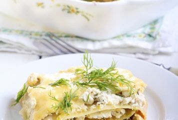 Csirkés lasagne