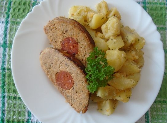 Kolozsvári szalonnába bújtatott, töltött fasírt
