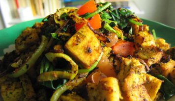 Ázsiai tofu zöldséggel