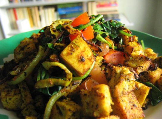 Ázsiai tofu zöldséggel