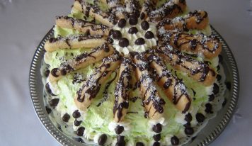 Kókuszos banántorta