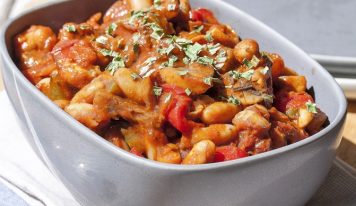 Gombás-babos ragu