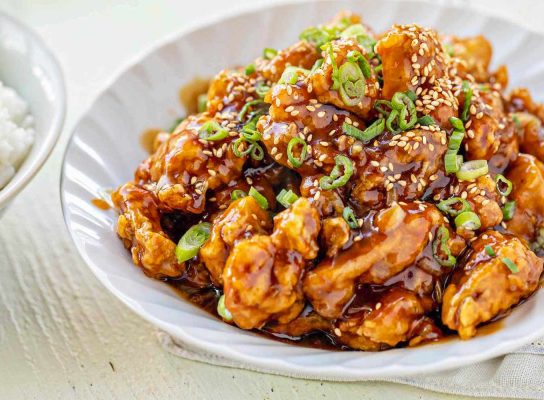 Kínai szezámmagos-narancsos csirke