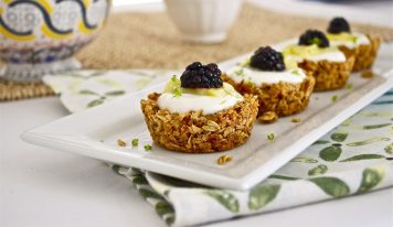 Zabpelyhes-répás muffin mascarpónéval