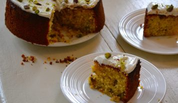 Pisztáciás Chiffon torta