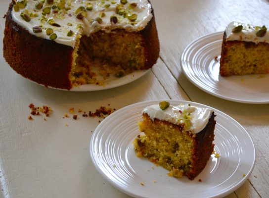 Pisztáciás Chiffon torta