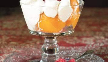 Peche Melba – Gyümölcsös pohárdesszert