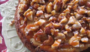 Gesztenyés sós karamellás sajttorta