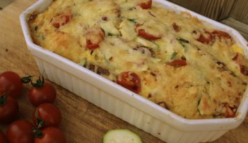 Hagymás-sajtos csirkecomb filé