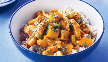 Sütőtökös csirkeragu