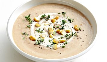 Burgonyás gesztenyekrémleves