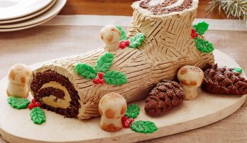 Gesztenyés fatörzs torta