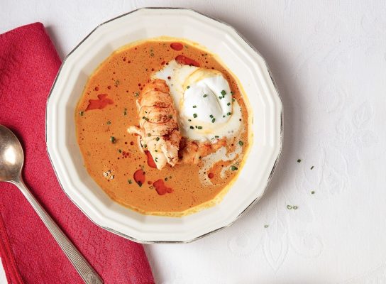 Tejszínes rákleves